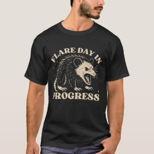 Possum Flare Day   Grappig sarcastisch opossum T-shirt