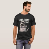 Possum Gang  Opossum Funny Meme Lange Mouw T-shirt (Voorkant volledig)