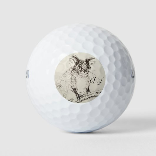 Possum Golf Ball Golfballen (Voorkant)