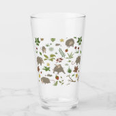 Possum in a Berry Field Glas (Voorkant)