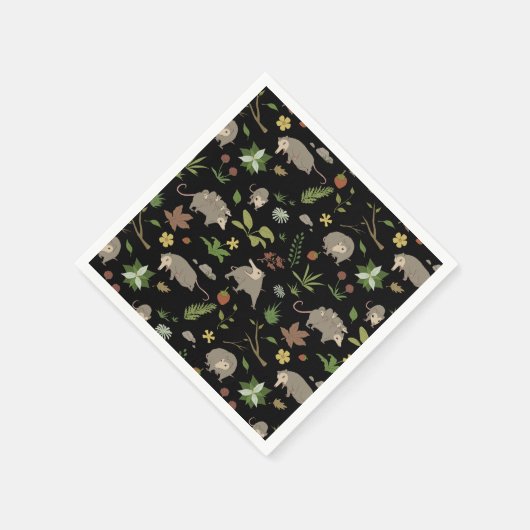 Possum in a Berry Field in Black Servet (Hoek)