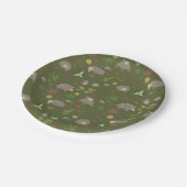 Possum in a Berry Field in Green Papieren Bordje (Gekanteld)