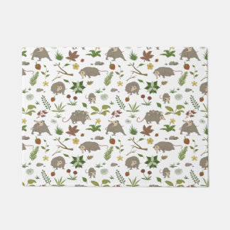 Possum in a Berry Field in White Deurmat