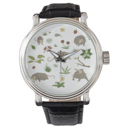 Possum in a Berry Field in White Horloge