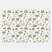 Possum in a Berry Field in White Inpakpapier Vel (Voorkant 3)