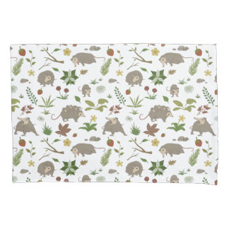 Possum in a Berry Field in White Kussensloop