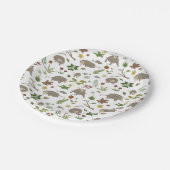 Possum in a Berry Field in White Papieren Bordje (Gekanteld)