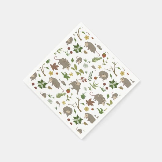 Possum in a Berry Field in White Servet (Hoek)