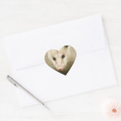 Possum is  - Opossum Didelphimorphia Hart Sticker (Envelop)