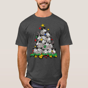Possum Kerstboom Ornament Decor Opossum Lover T-shirt