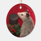 Possum kerstversiering... Een van een Kind!!! Keramisch Ornament (Links)