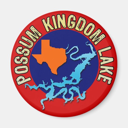 Possum Kingdom Lake, Texas Magneet (Voorkant)