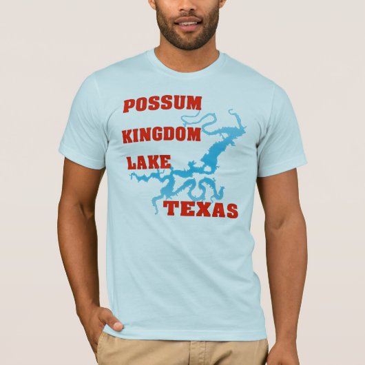 Possum Kingdom Lake, Texas T-shirt (Voorkant)