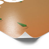 Possum Kingdom Texas-kaart Foto Afdruk (Hoek)