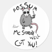 Possum McStabby Stickers (Voorkant)