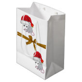 Possum Merry kerstcadeautassen Medium Cadeauzakje (Voorkant Gekanteld)