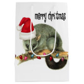Possum Merry kerstcadeautassen Medium Cadeauzakje (Achterkant)