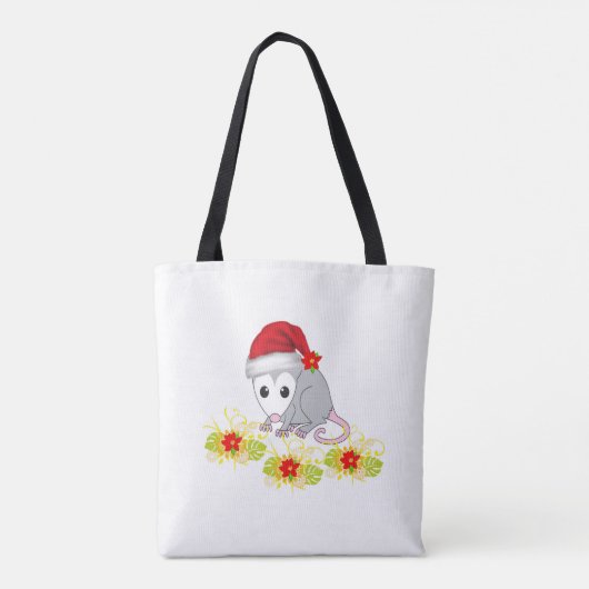 Possum Merry Kerstmis Canvas tassen (Achterkant)