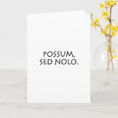 Possum-nolo Kaart (Gele Bloem)