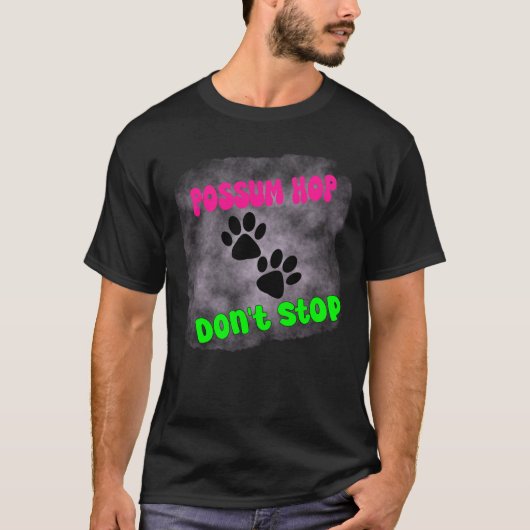 Possum opossum grappig afval meme straat kat t-shirt (Voorkant)