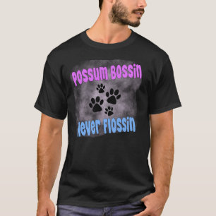 Possum opossum grappig afval meme straat kat t-shirt
