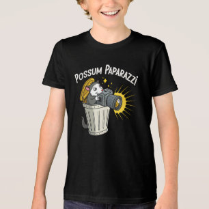 Possum Paparazzi T-Shirt: Grappig nachtcrawler T-s Tri-Blend Shirt