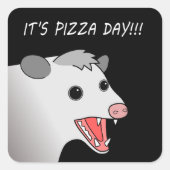 Possum Pizza Day Stickers (Voorkant)