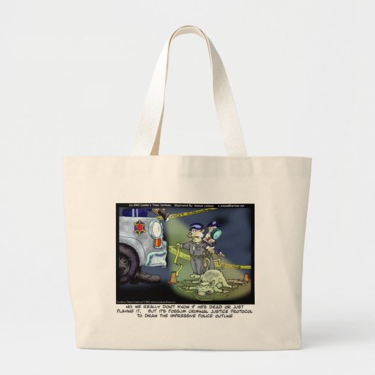 Possum Protocol Funny Gifts T - shirts & Collectib Grote Tote Bag (Voorkant)