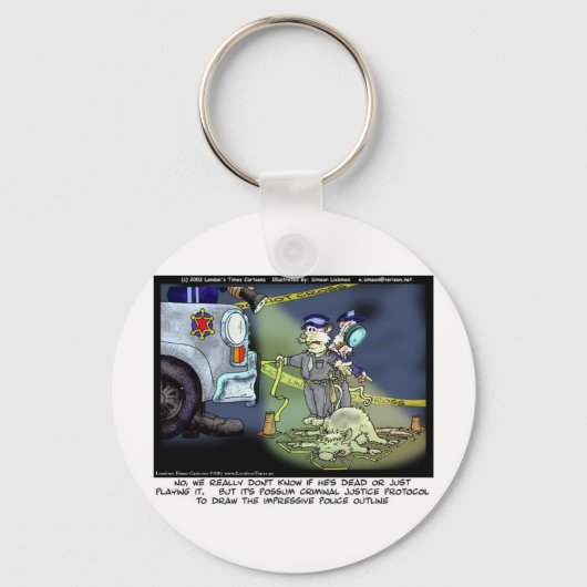 Possum Protocol Funny Gifts T - shirts & Collectib Sleutelhanger (Voorkant)