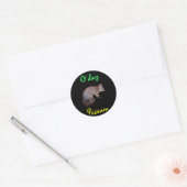 Possum Ronde Sticker (Envelop)