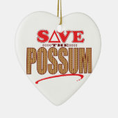 Possum Save Keramisch Ornament (Rechts)