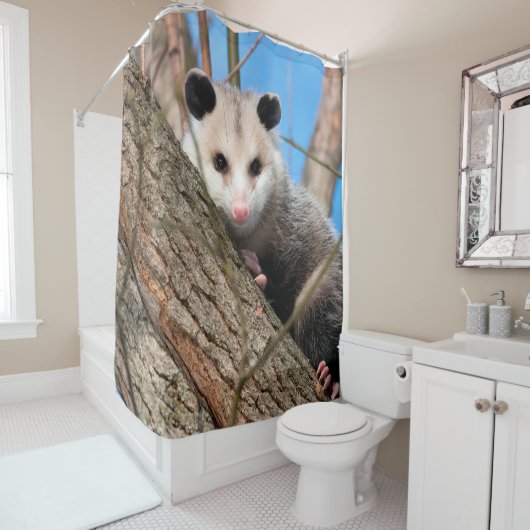 Possum Shower Curtain Douchegordijn (In situ)