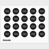 Possum Sorry Cant Ik Ben Dood Ronde Sticker (Vel)