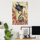 POSSUM SUNRISE POSTER (Thuiskantoor)