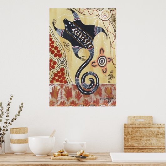 POSSUM SUNRISE POSTER (Keuken)