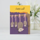 "Possum"-uitnodigingskaart Kaart (Staand voorkant)