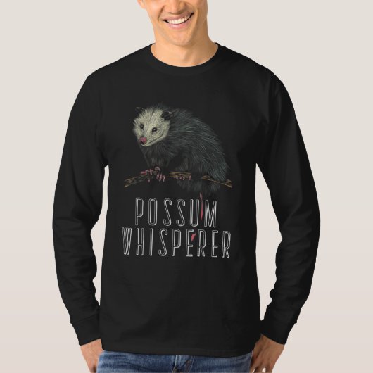 Possum Whisperer Street Cat Opossum T-shirt (Voorkant)