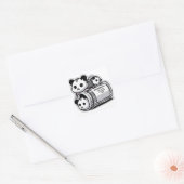 Possums Antidepressiva Vierkante Sticker (Envelop)