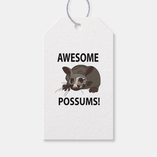 Possums Geweldige Funny Possums Cadeaulabel (Voorkant)