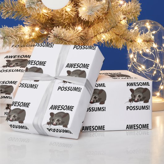 Possums Geweldige Funny Possums Cadeaupapier (Feestdagen)