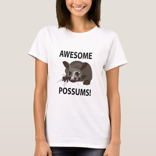 Possums Geweldige Funny Possums T-shirt (Voorkant)