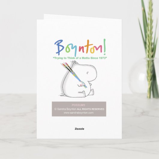 POSSUMS KAART (Achterkant)