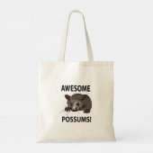 Possums Mooie Grappige Possums Tote Bag (Achterkant)