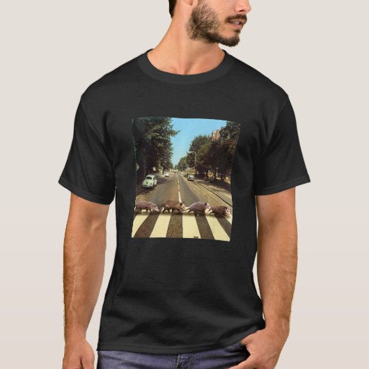 Possums Road Crossing Parody  Opposum T-shirt (Voorkant)