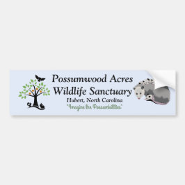 Possumwood Acres Opossum Bumpersticker
