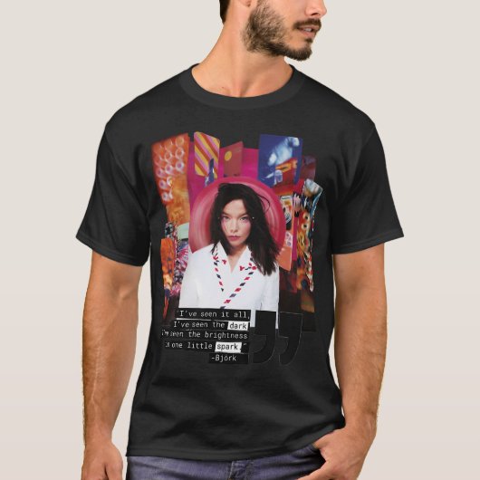 Post album - Björk liedtekst T-shirt (Voorkant)