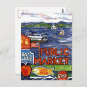 Post Alley met Ferry Briefkaart (Voorkant / Achterkant)