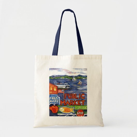 Post Alley met Ferry Tote Bag (Voorkant)