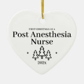 Post-anesthesie Eerste Kerstmis Ornament verpleegs (Voorkant)