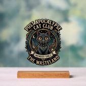 Post Apocalypse Kat Kat Vader Cadeau Idee - Post A Acryl Bord (Neutraal)
